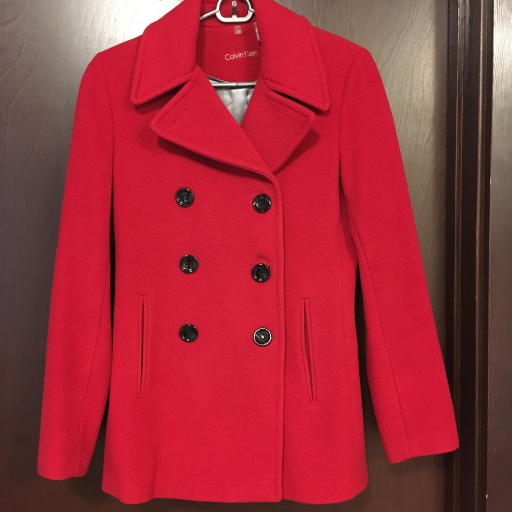 Calvin Klein coat 70%wool